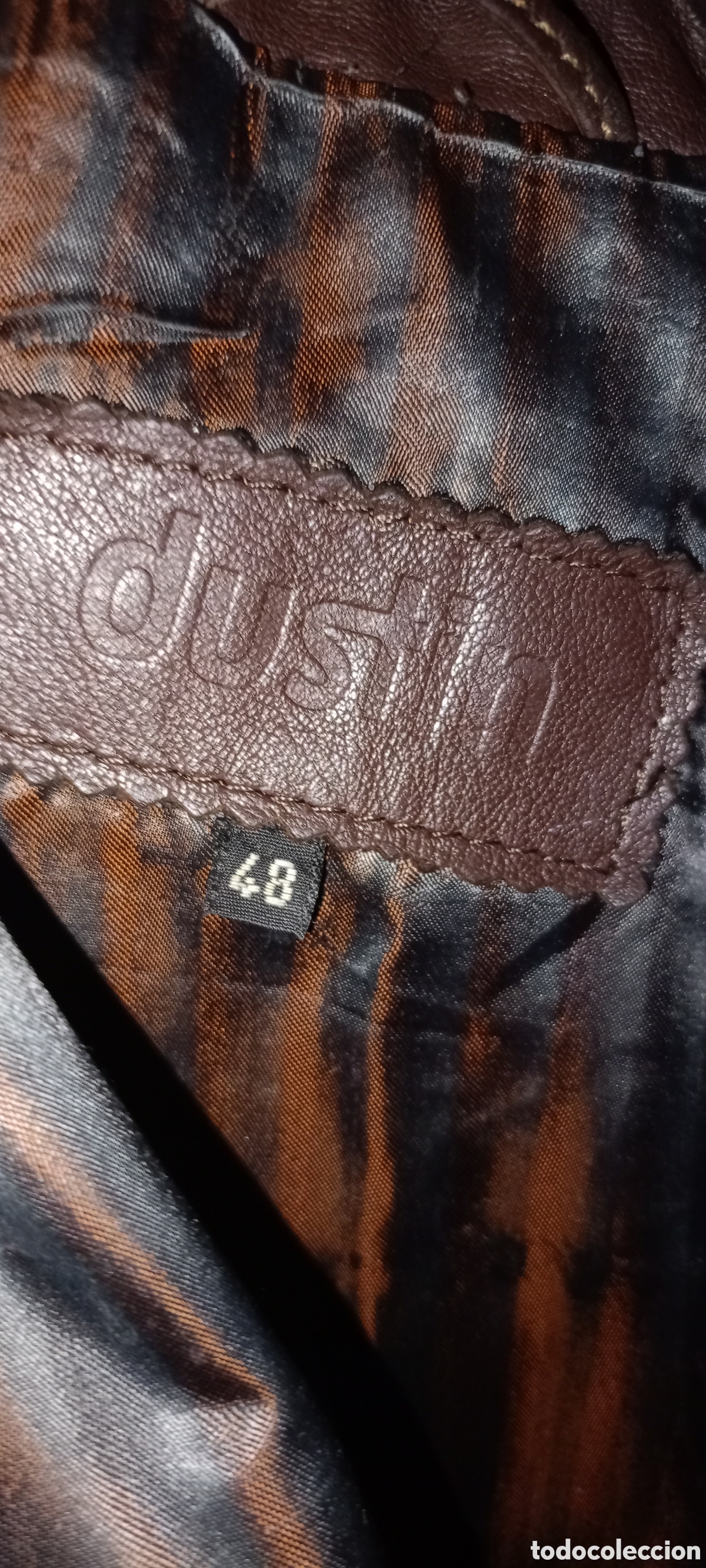 Vintage: Chaqueta piel buen estado marron