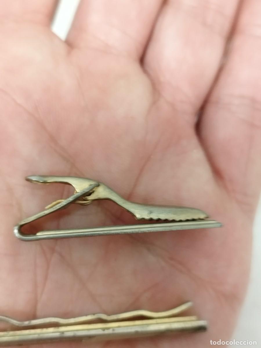 Vintage: Dos antiguas agujas de corbata con nacar. - Foto 5