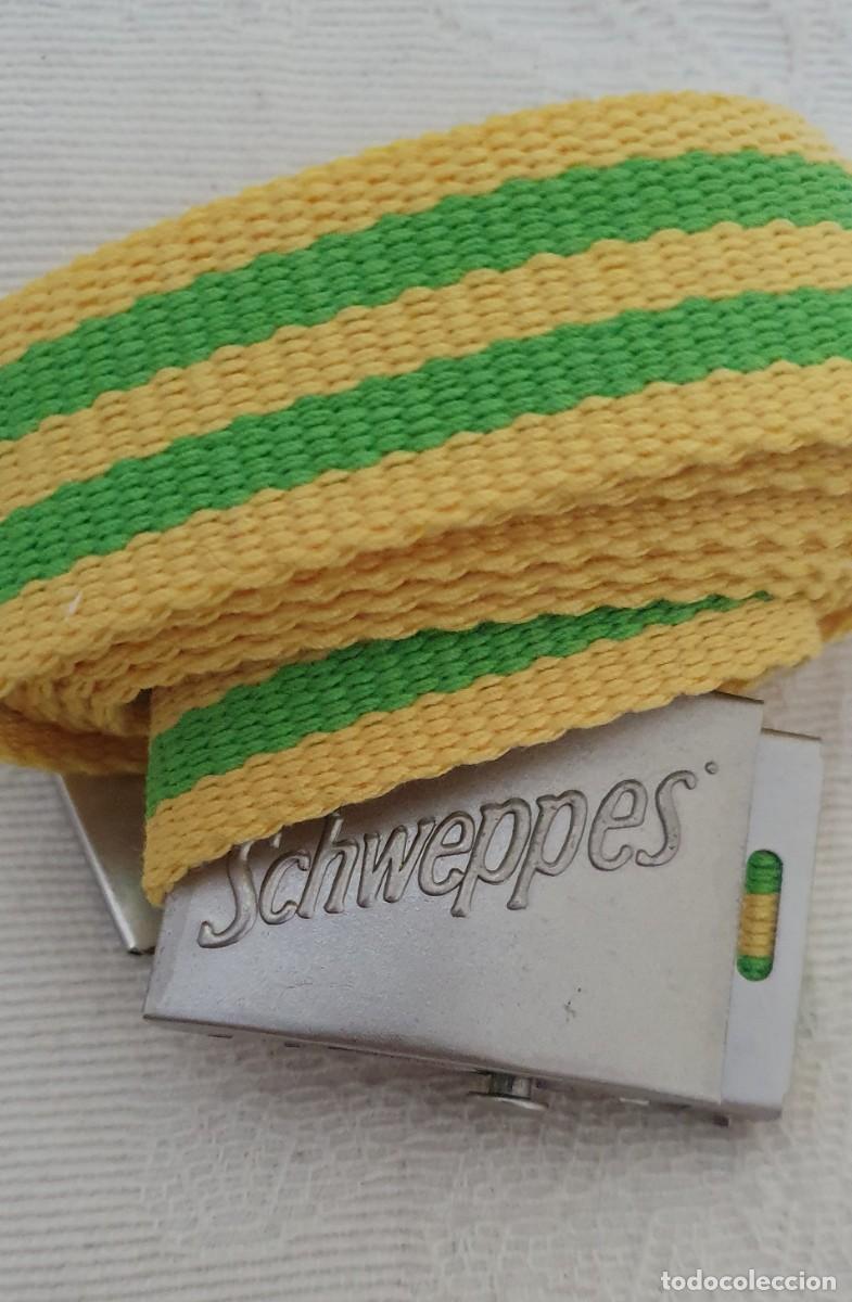 Vintage: Lote Schweppes Naranja, cintur&oacute;n, monedero, bolso playa - Foto 8