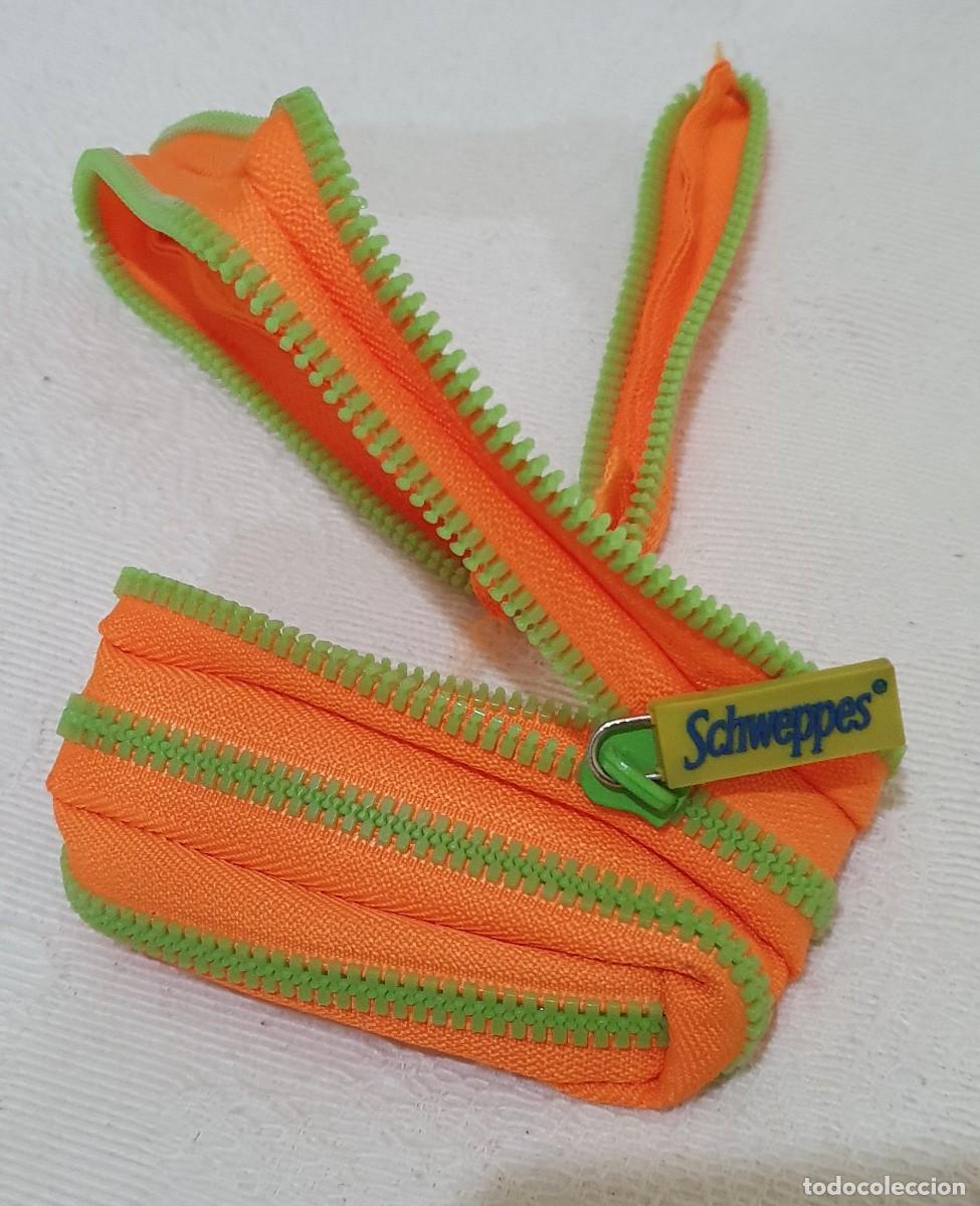 Vintage: Lote Schweppes Naranja, cintur&oacute;n, monedero, bolso playa - Foto 9
