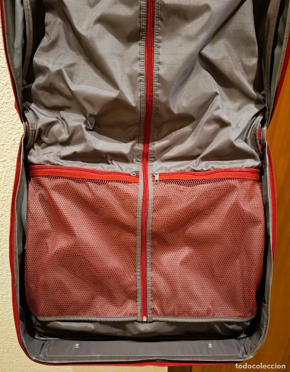 Vintage: 6 Bolsillos de rejilla roja con cremallera para art&iacute;culos doblados y accesorios como zapatos o ropa sucia - Foto 6
