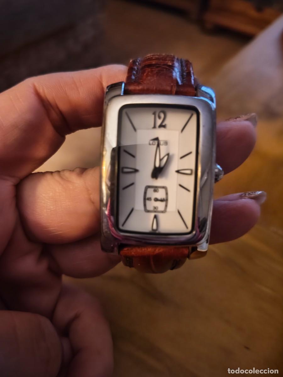 Vintage: Reloj de correa de piel Lotus - Foto 1