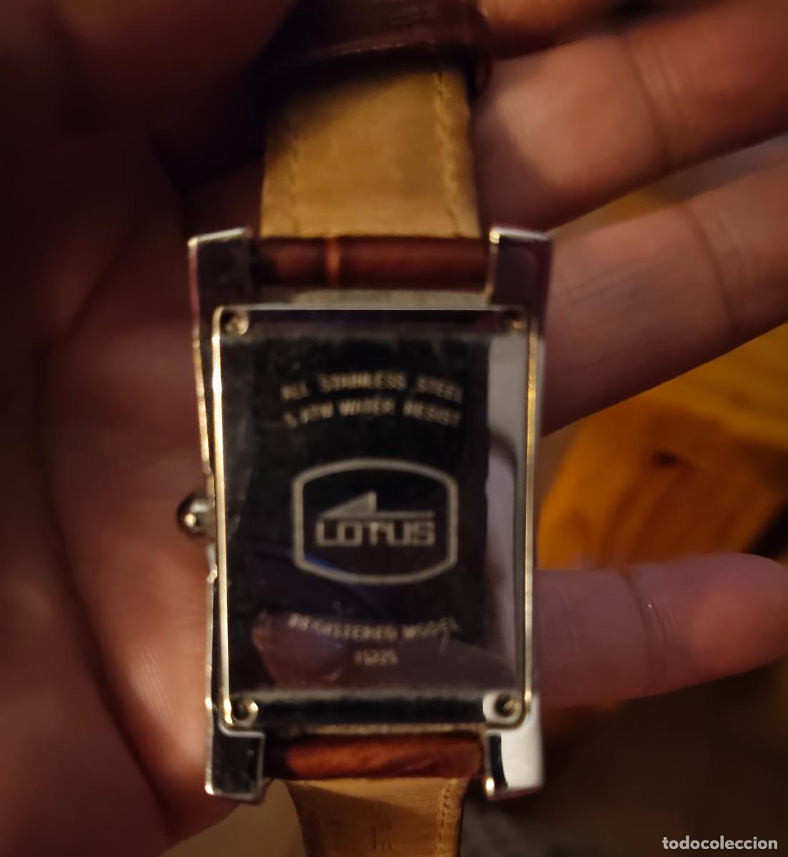 Vintage: Reloj de correa de piel Lotus - Foto 3