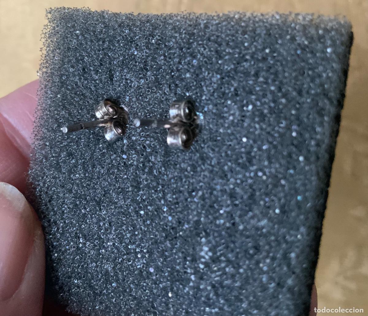 Vintage: PENDIENTES &Aacute;MBAR DEL B&Aacute;LTICO Y PLATA - Foto 8