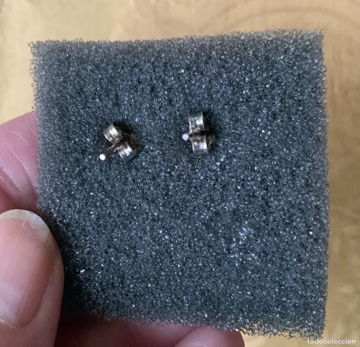 Vintage: PENDIENTES &Aacute;MBAR DEL B&Aacute;LTICO Y PLATA - Foto 9