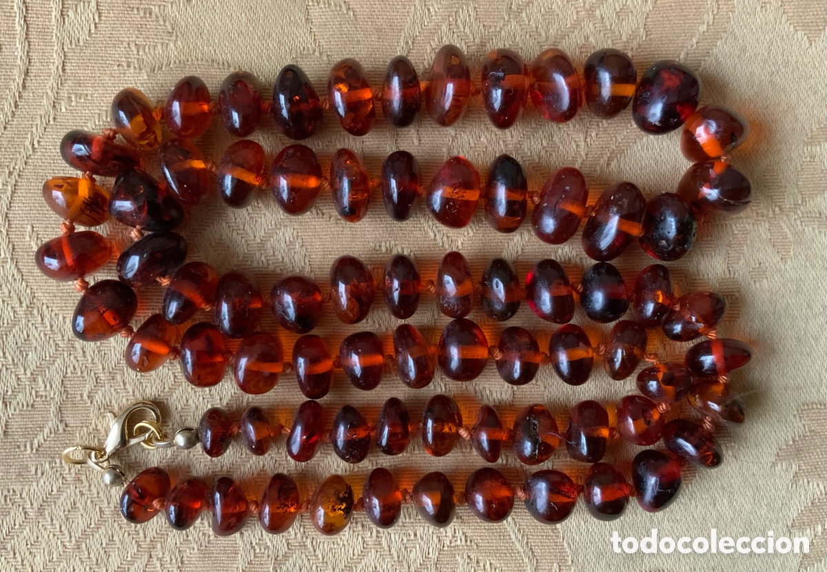 Vintage: COLLAR &Aacute;MBAR DEL BALTICO - Foto 1