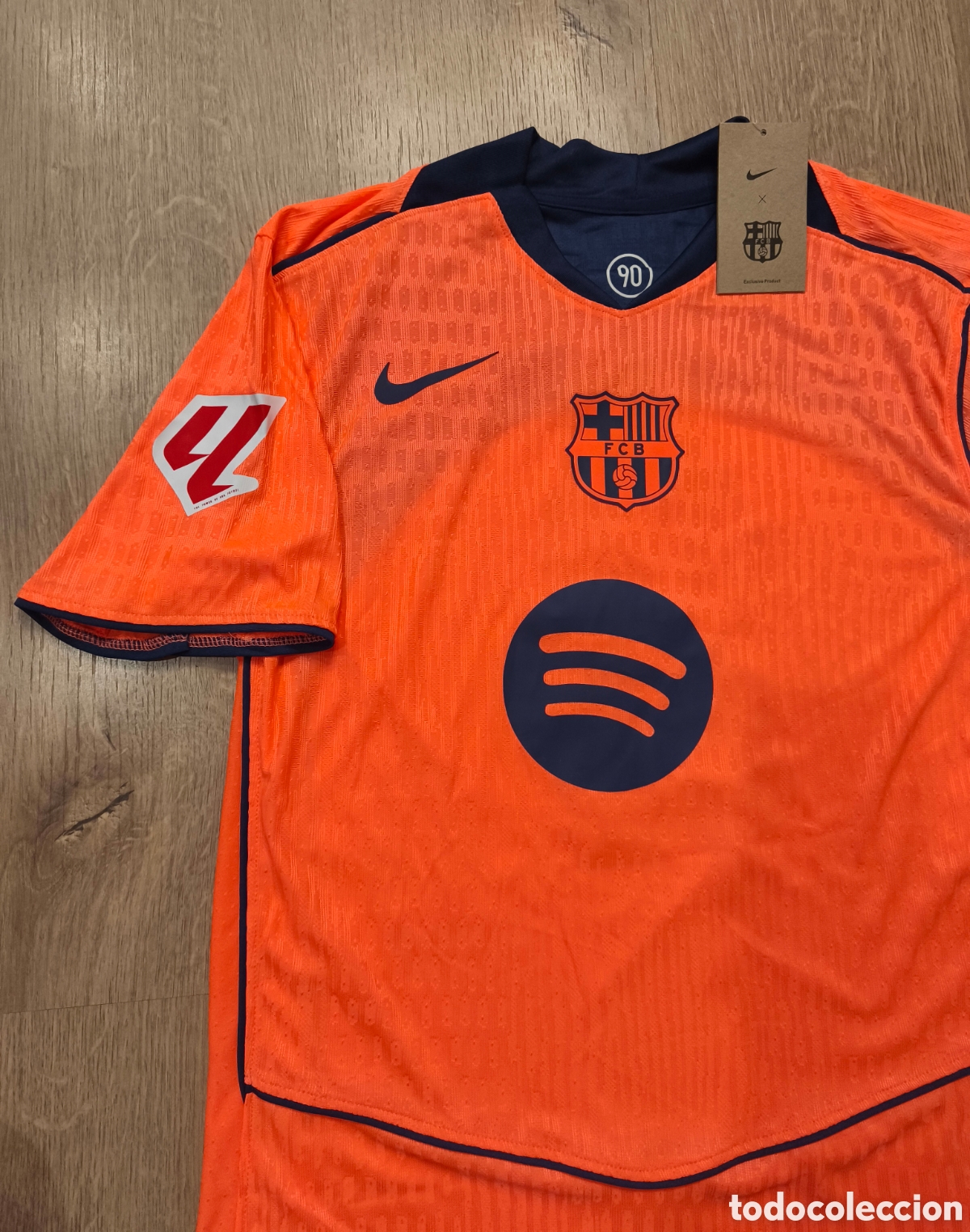 Vintage: Camiseta Pedri 8 Bar&ccedil;a - Foto 3