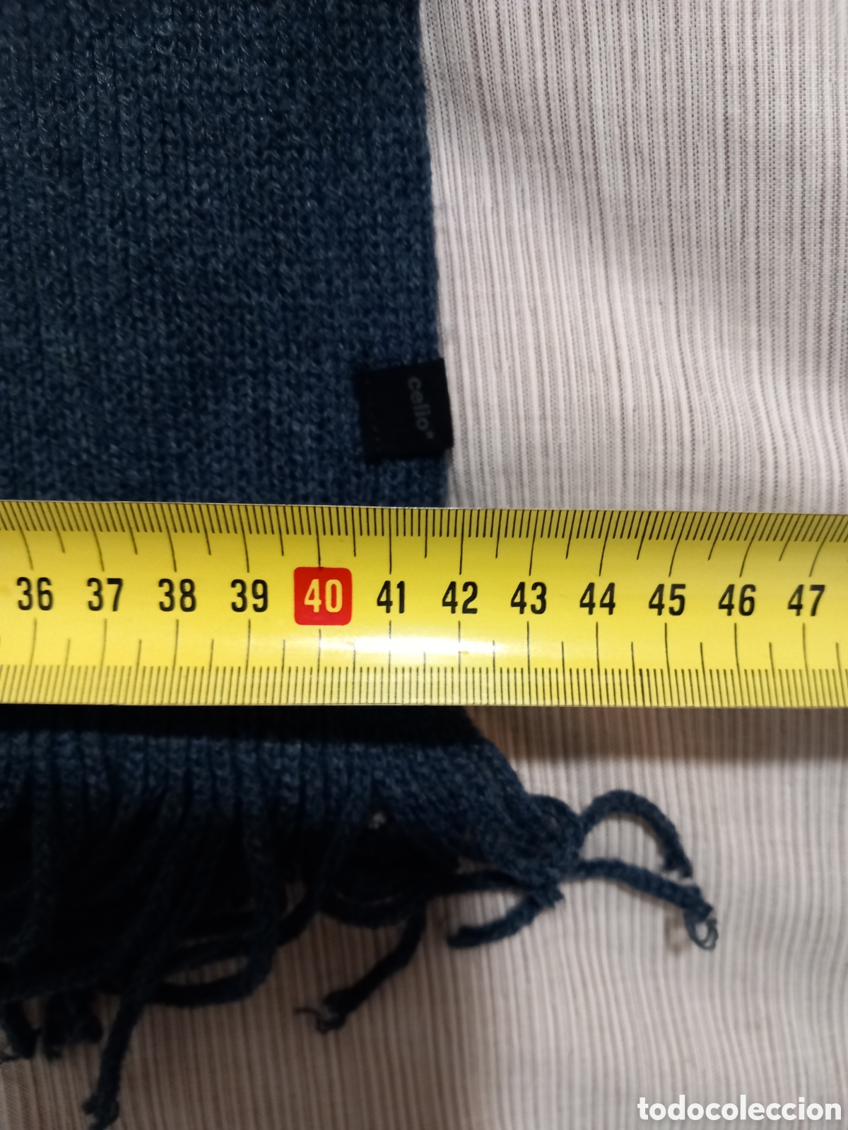 Vintage: Bufanda CELIO de punto - Foto 4