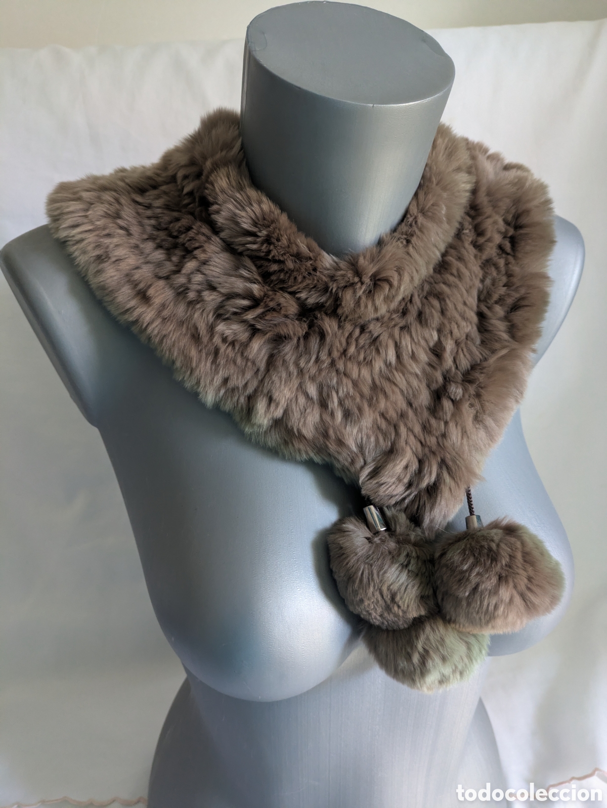 Vintage: Cuello piel conejo vintage - Foto 5