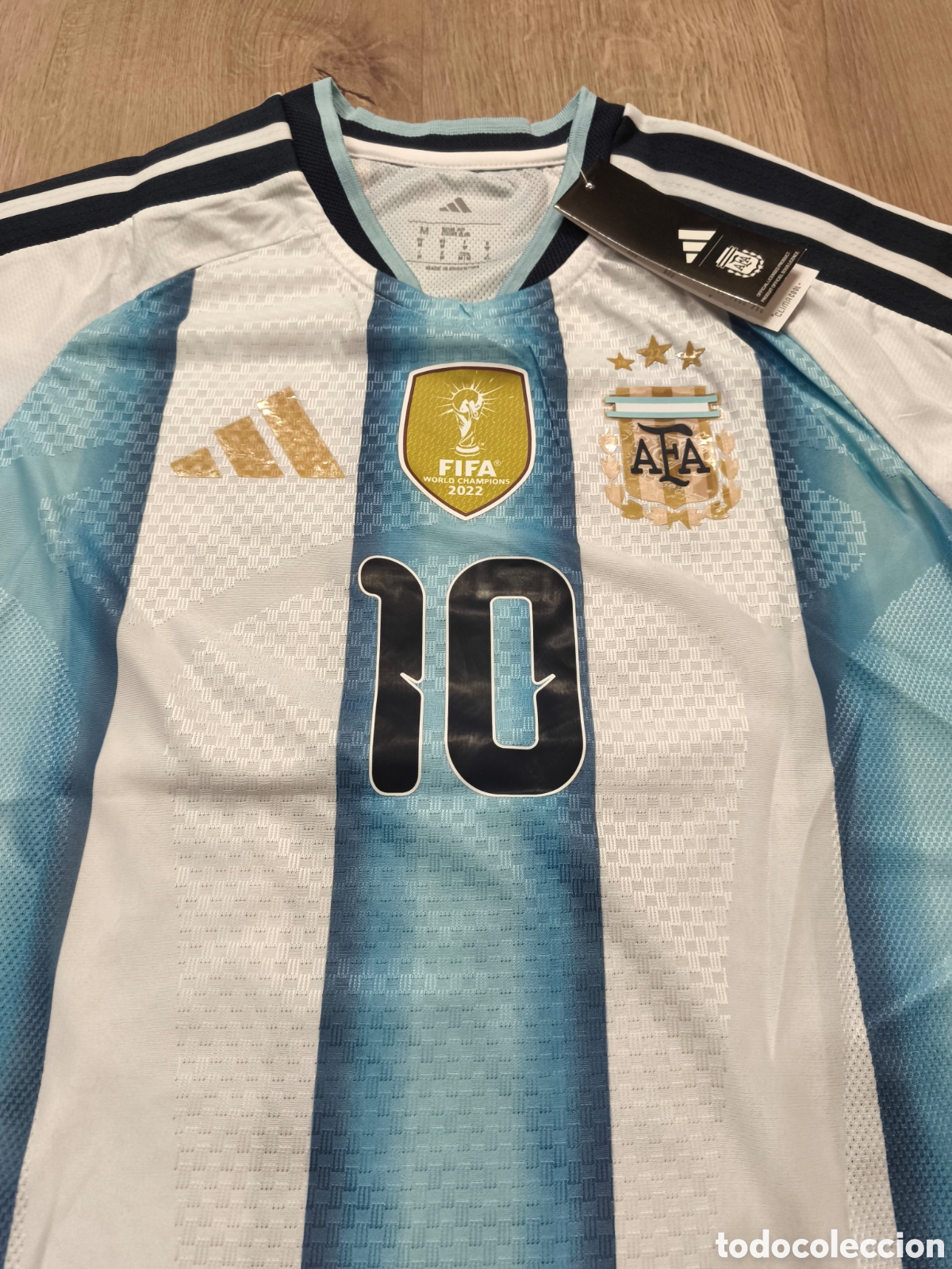 Vintage: Camiseta Messi 10 Argentina - Foto 3