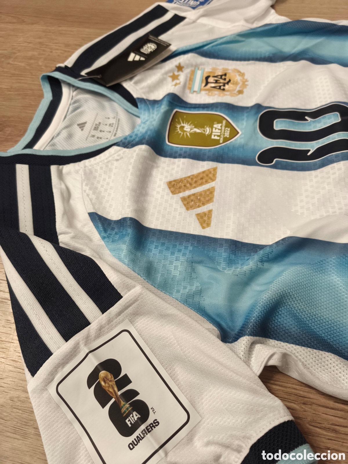 Vintage: Camiseta Messi 10 Argentina - Foto 4