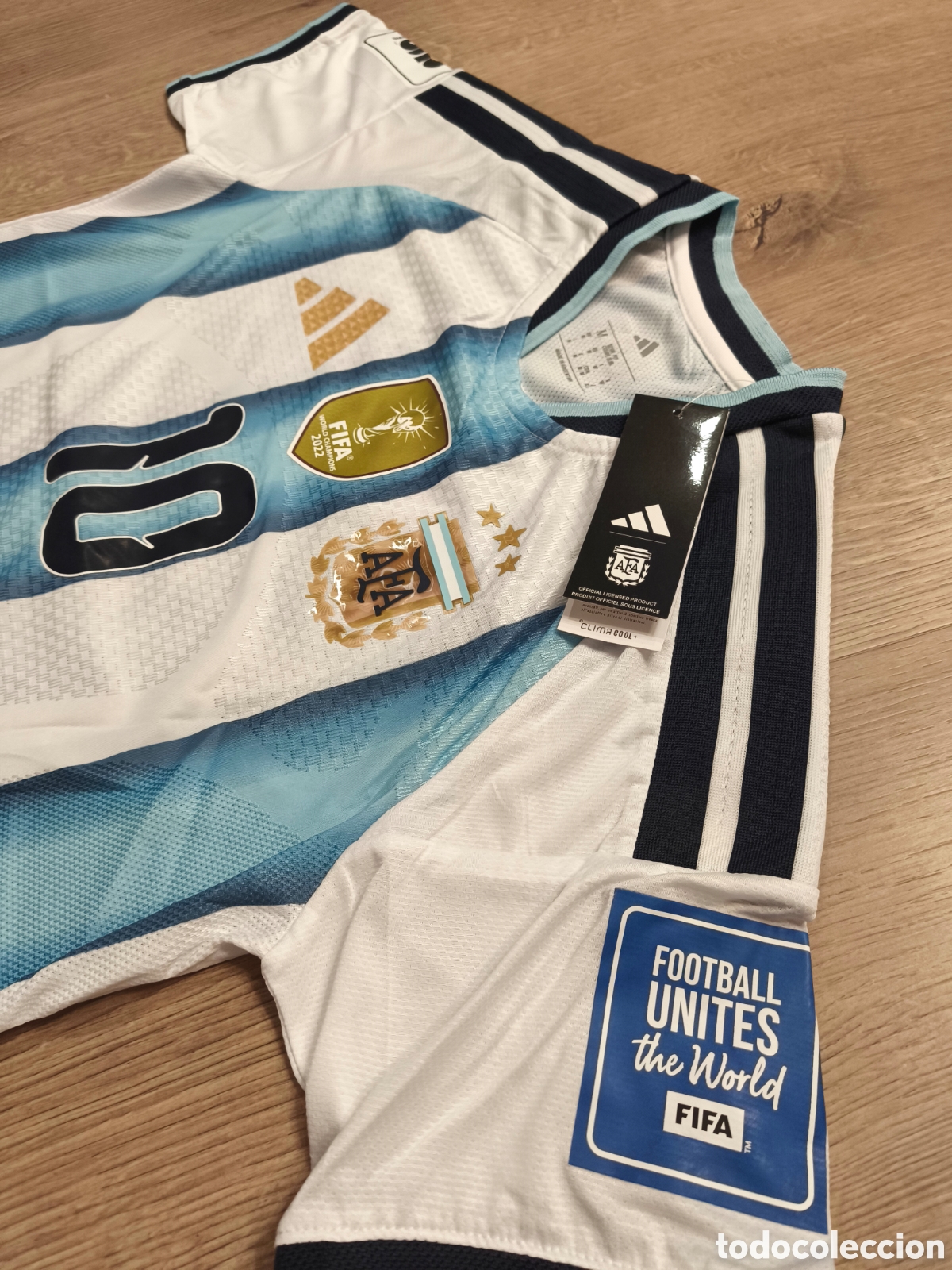 Vintage: Camiseta Messi 10 Argentina - Foto 5