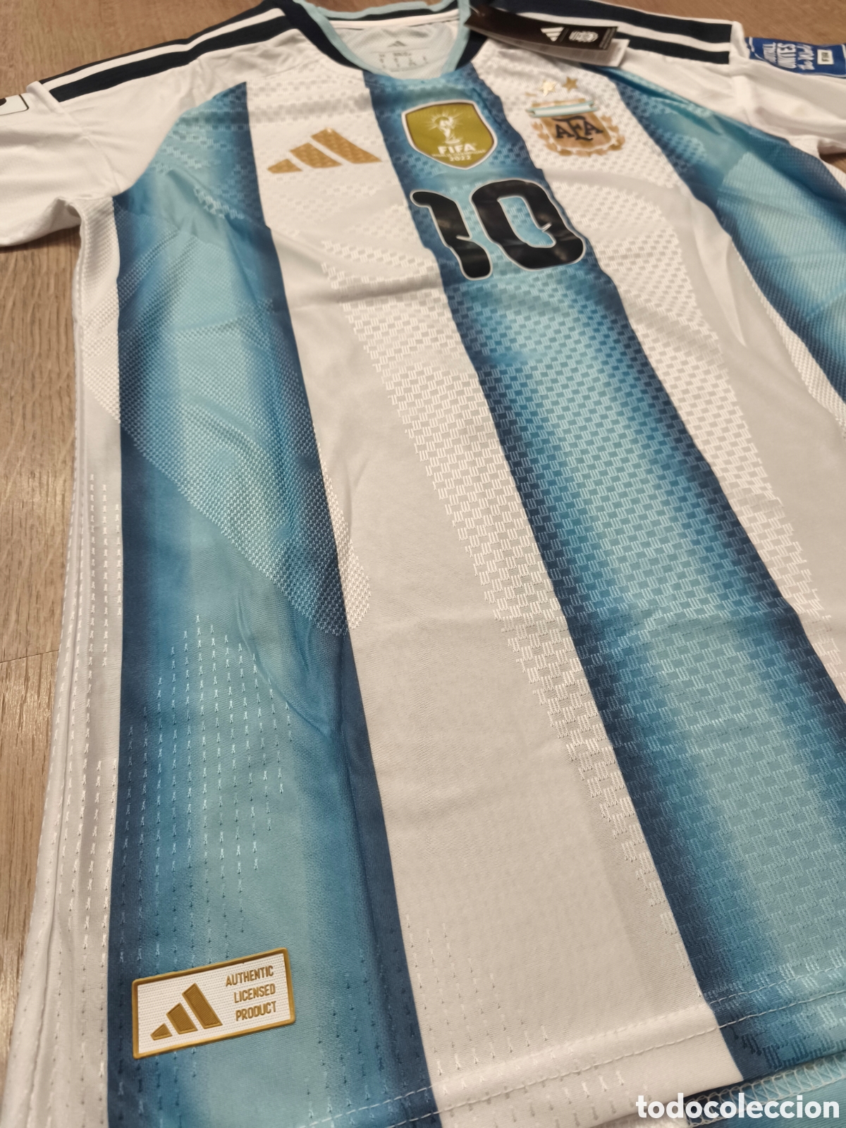 Vintage: Camiseta Messi 10 Argentina - Foto 6