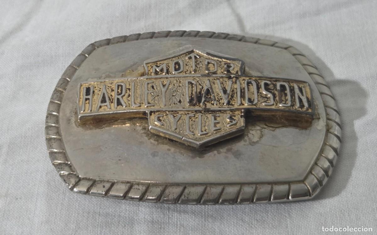 Vintage: Hebilla para cinturon, Harley Davidson, Motor Cycles - Foto 2