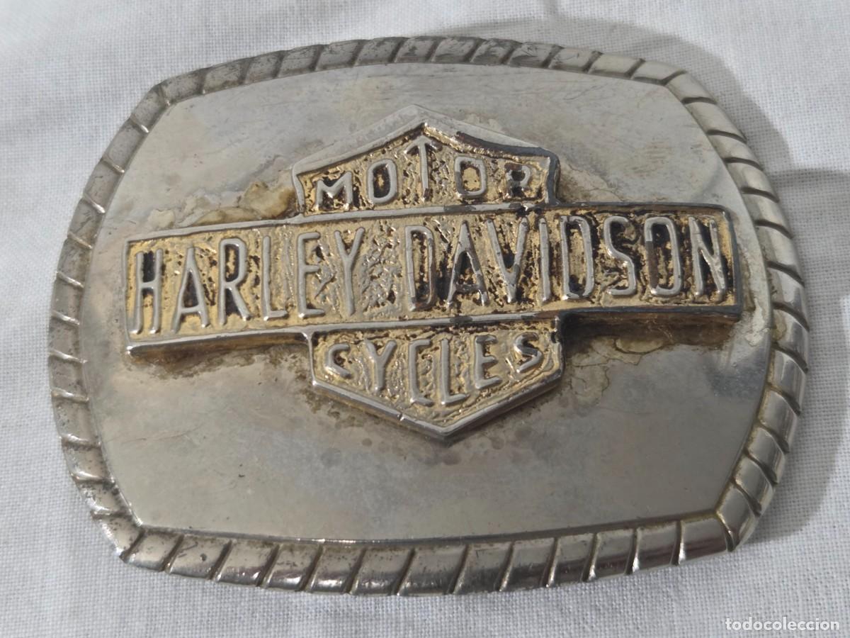 Vintage: Hebilla para cinturon, Harley Davidson, Motor Cycles - Foto 3