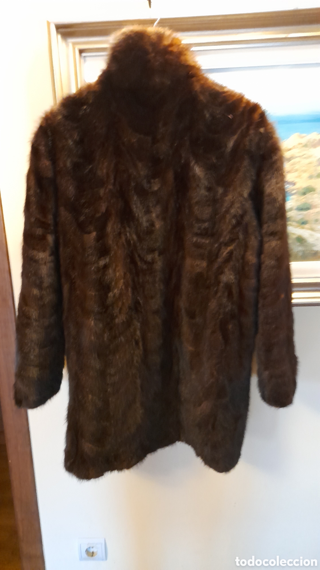 Vintage: Chaqueton reversible,interior rozos vison - Foto 2