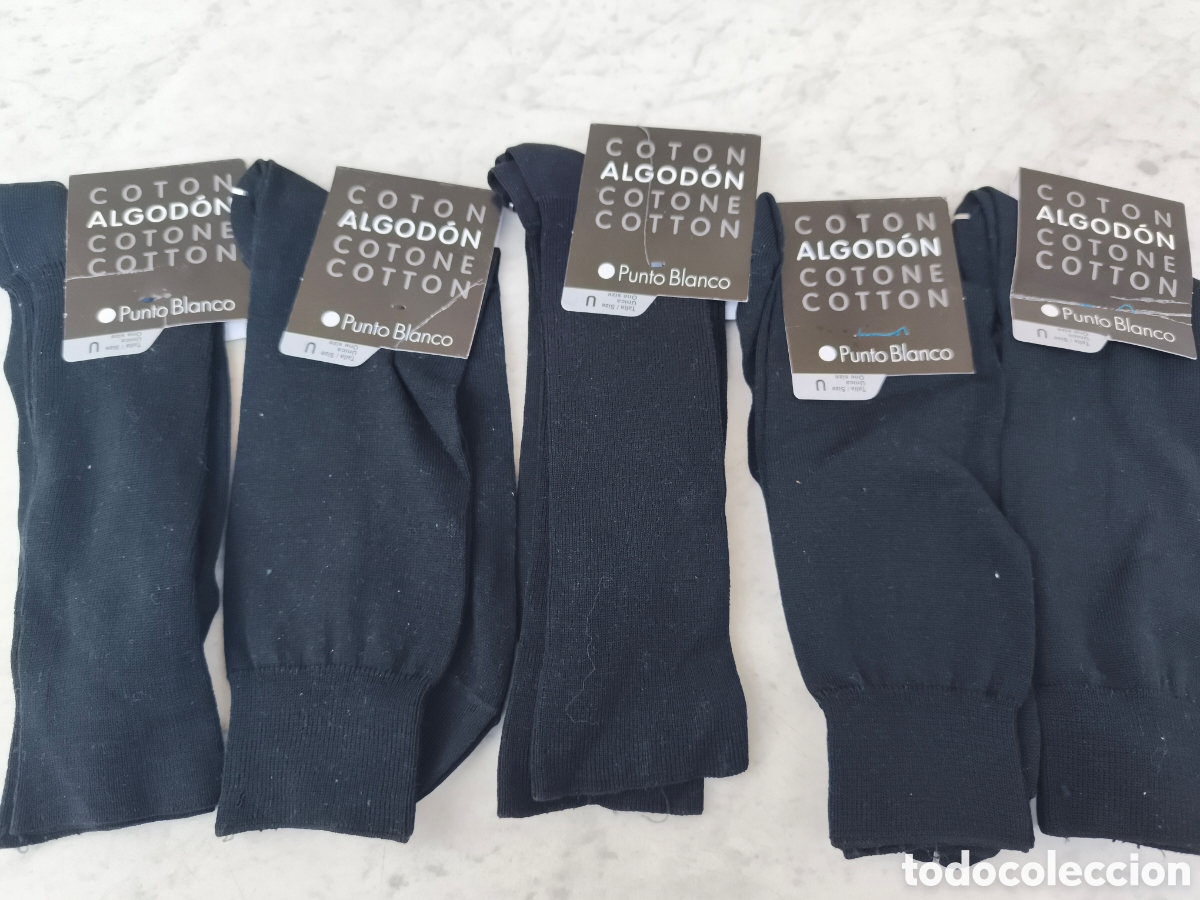 Vintage: 5 pares de calcetines Punto Blanco - Foto 7
