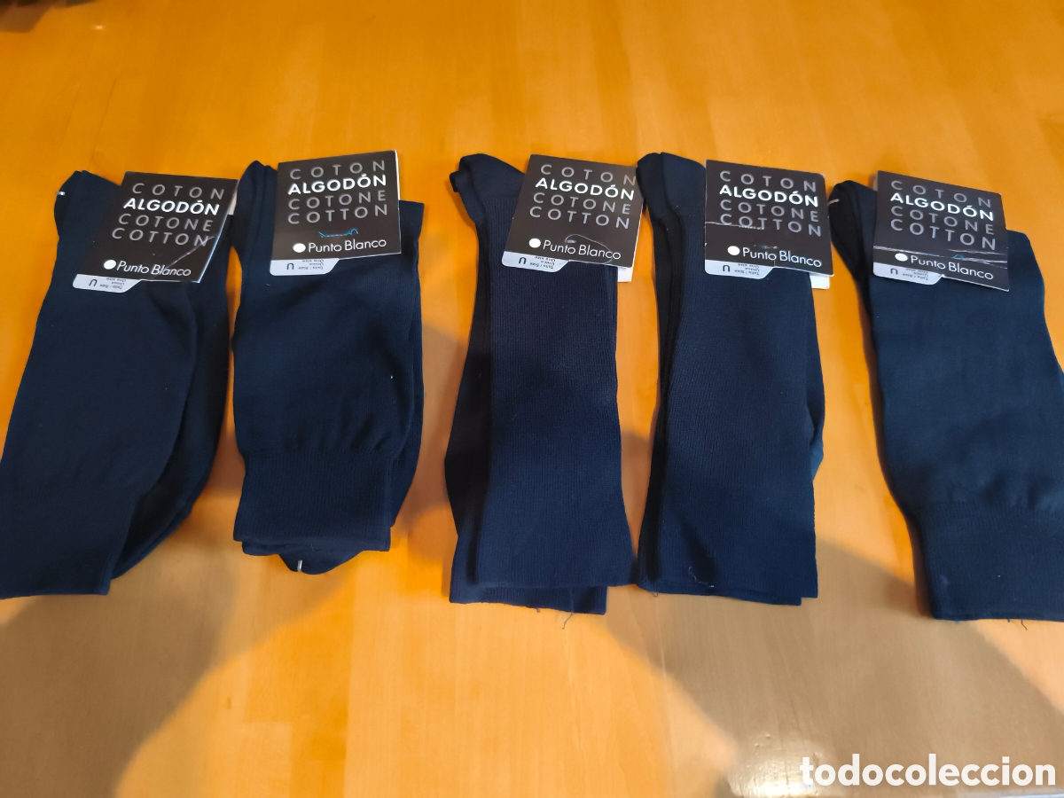 Vintage: 5 pares de calcetines Punto Blanco - Foto 8