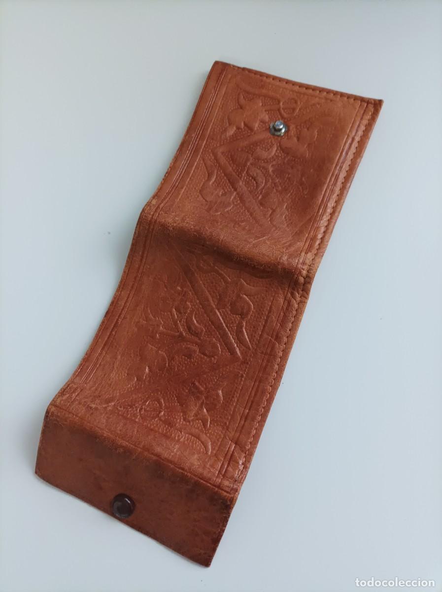 Vintage: Billetera de piel artesana. - Foto 4