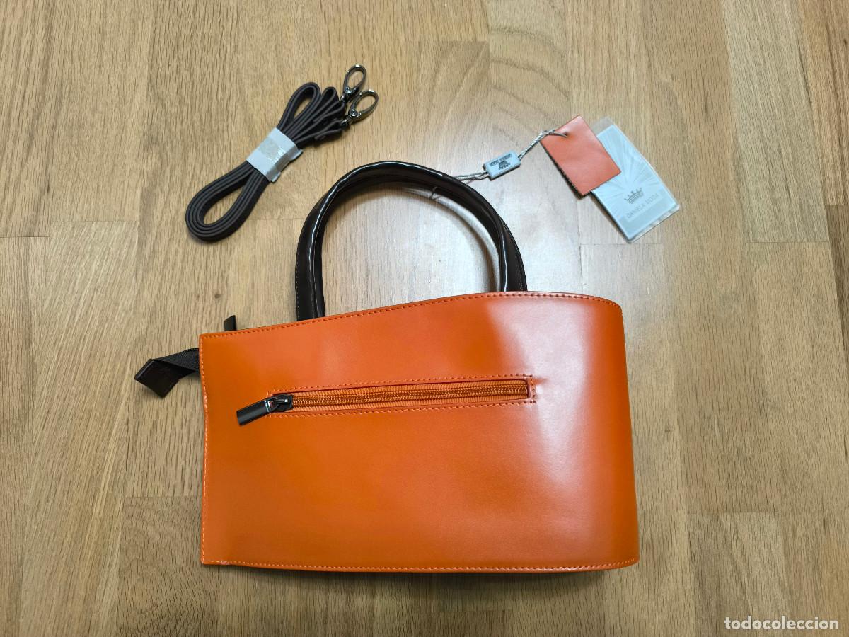 Vintage: BOLSO DE MANO NARANJA DANIELA MODA - Foto 1