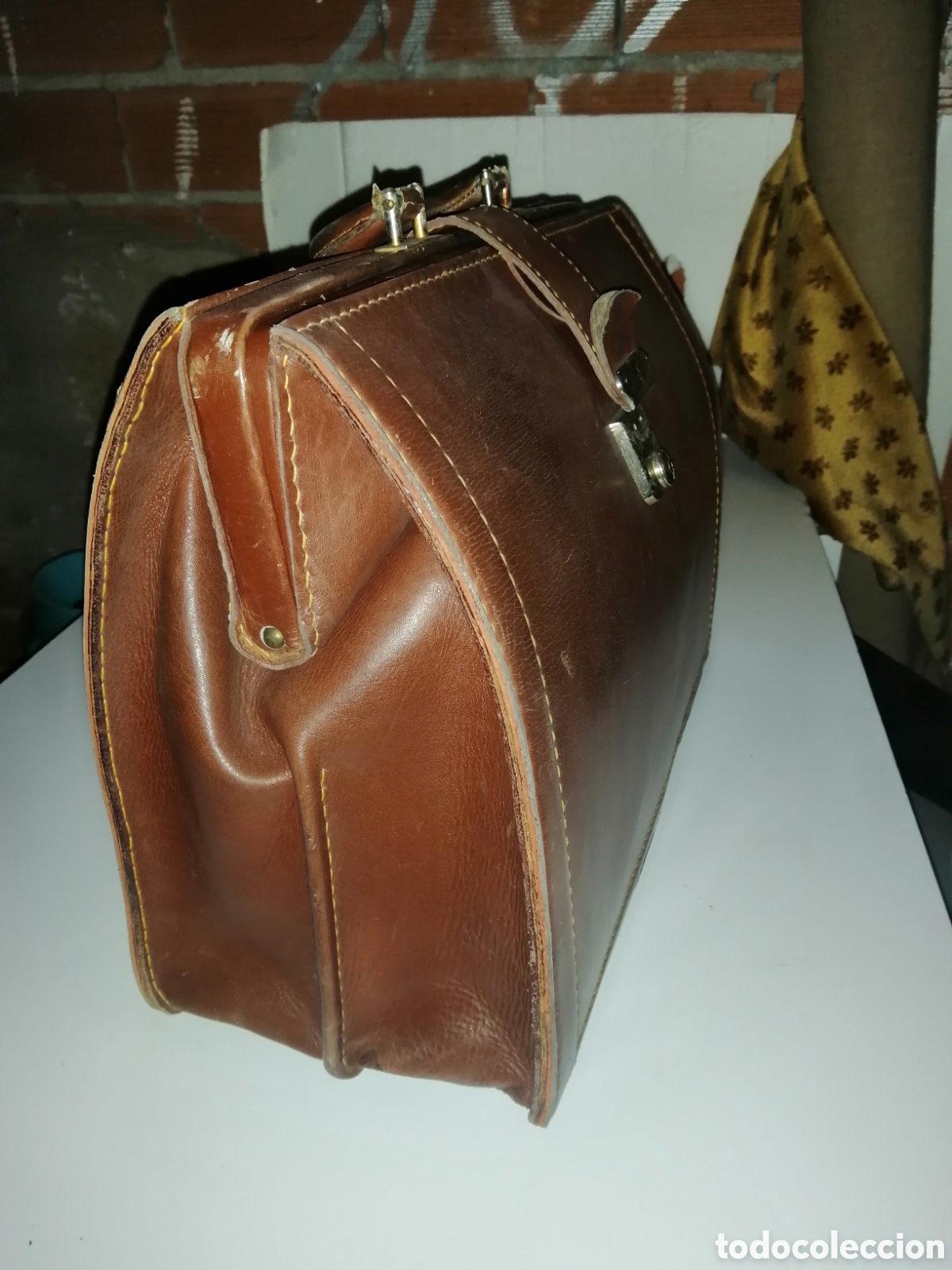 Vintage: Maletin de M&eacute;dico en cuero - Foto 5