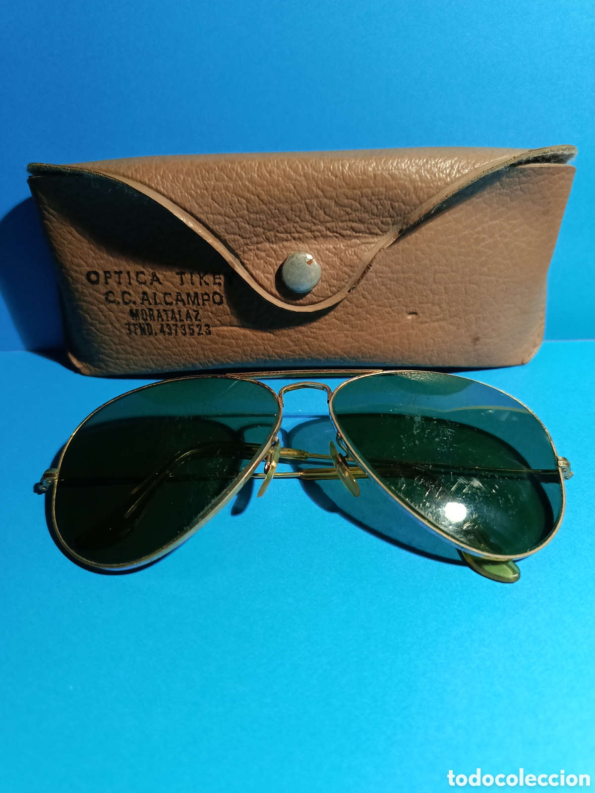 Vintage: GAFAS DE SOL RAY BAN - USA - CON FUNDA R&Iacute;GIDA - Foto 1