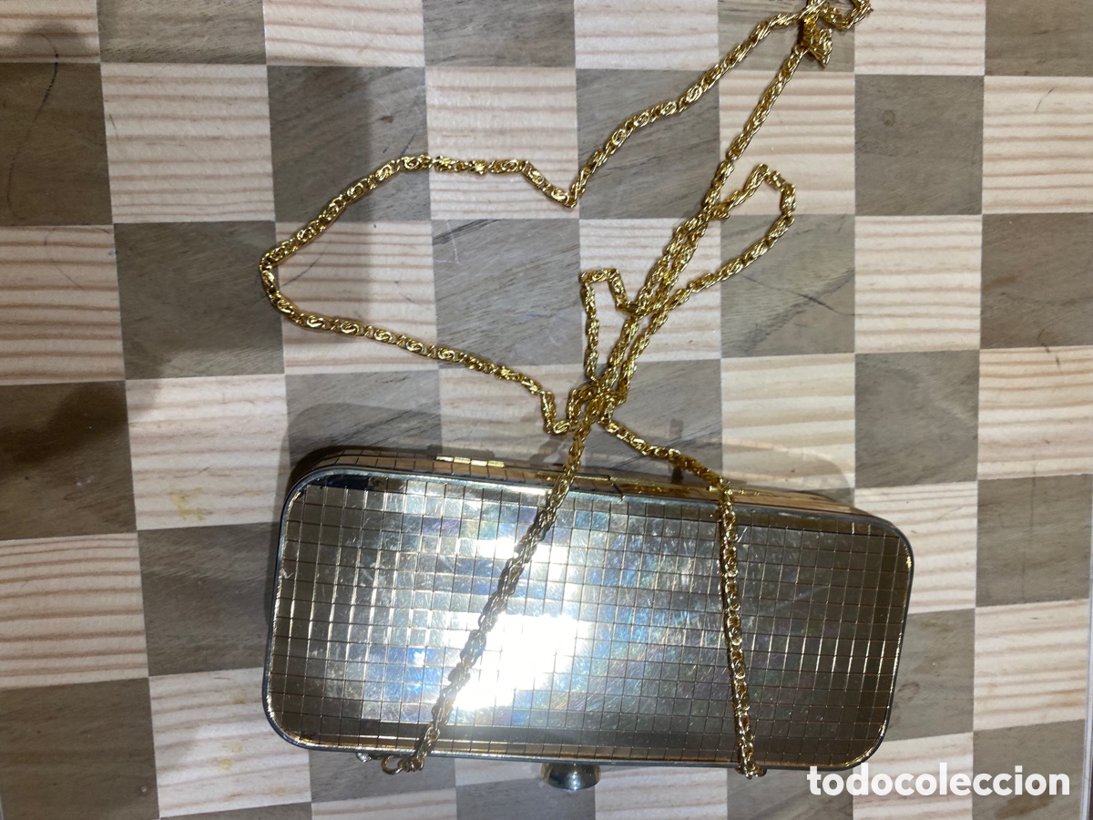 Vintage: Bolso de fiesta dorado - Foto 2