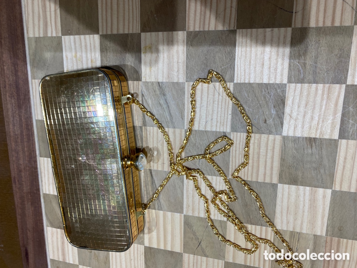Vintage: Bolso de fiesta dorado - Foto 1