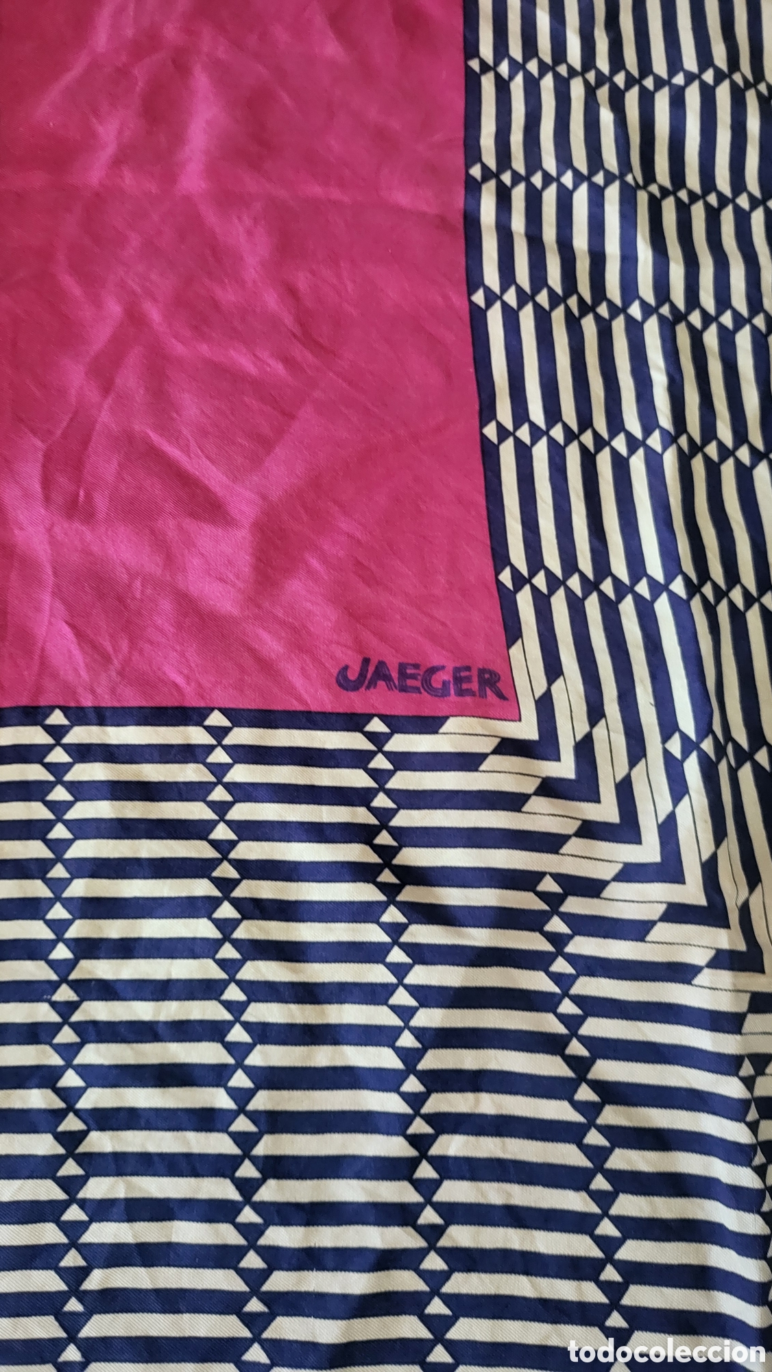 Vintage: PA&Ntilde;UELO DE SEDA VINTAGE JAEGER - Foto 1