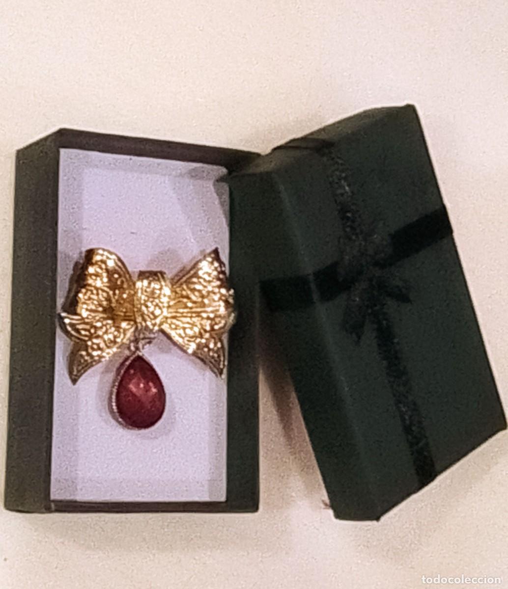 Vintage: Broche Vintage con Forma de Lazo - Foto 5