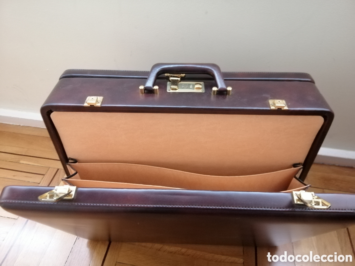 Vintage: Maleta de piel a estrenar - Foto 3