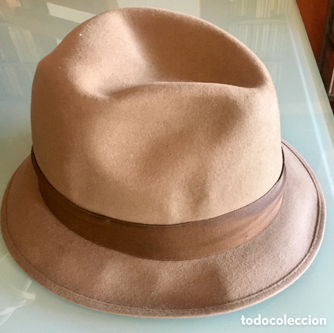 Vintage: Sombrero marr&oacute;n. STETSON. Piel de conejo. - Foto 2