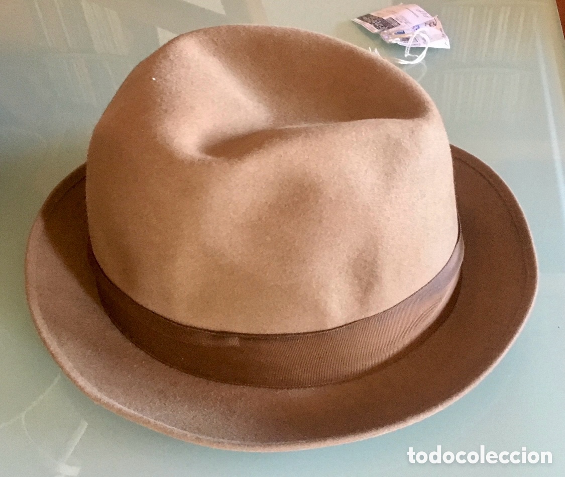 Vintage: Sombrero marr&oacute;n. STETSON. Piel de conejo. - Foto 1