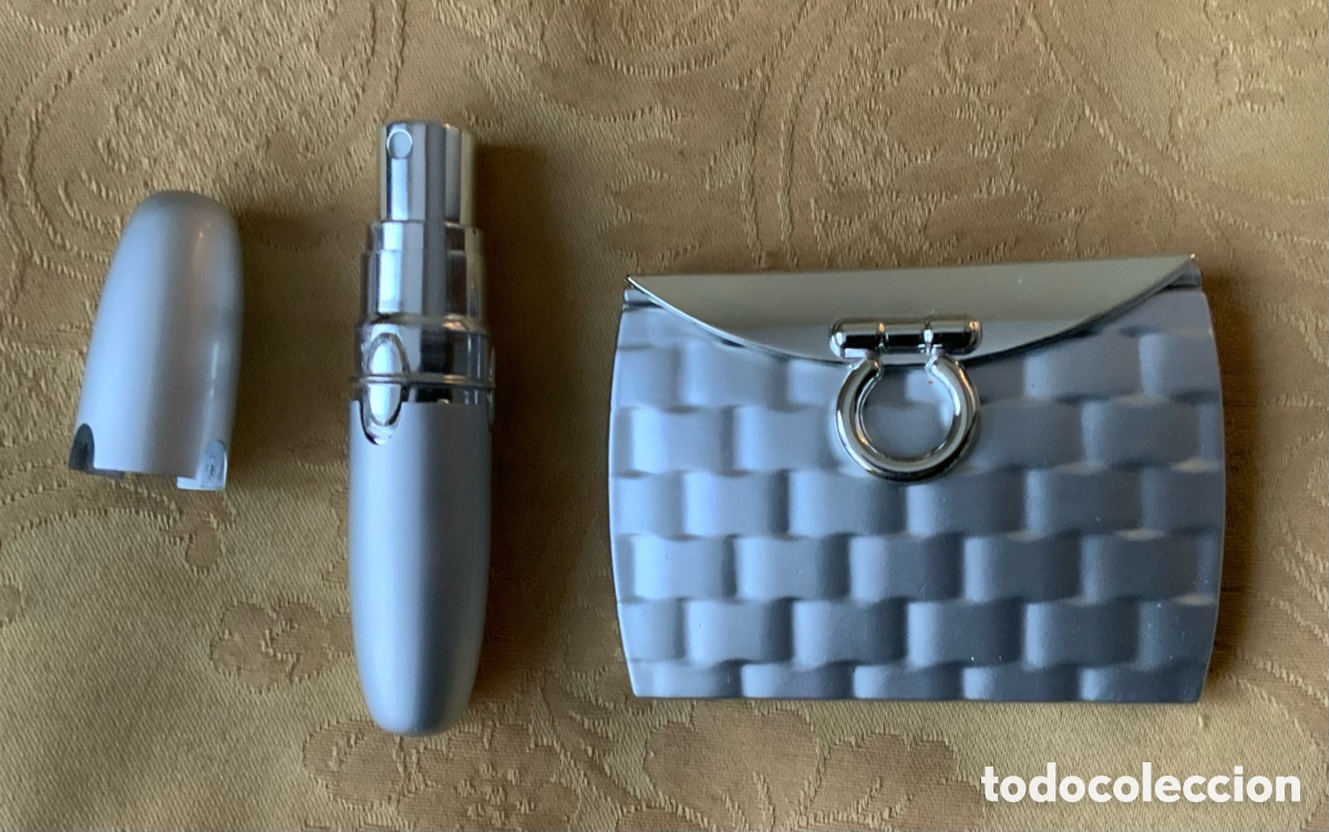 Vintage: ESPEJO Y PERFUMERO PARA BOLSO - Foto 1
