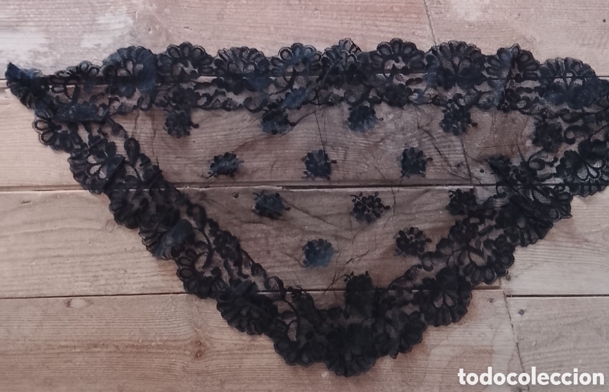 Vintage: Antiguo velo usado por las mujeres para o&iacute;r misa,a&ntilde;os 30-40 aproximadamente.