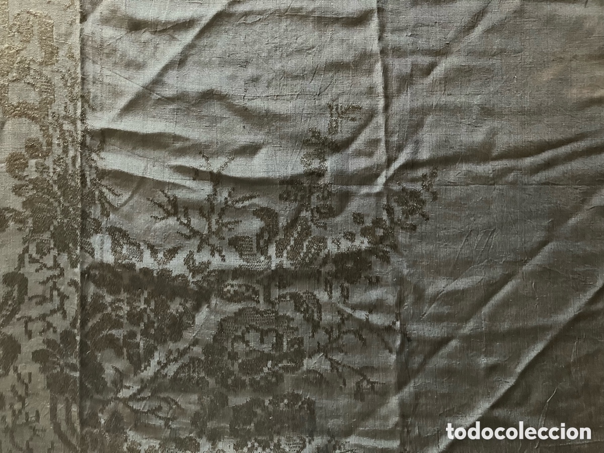 Vintage: Mant&oacute;n de Manila de seda antiguo - Foto 2