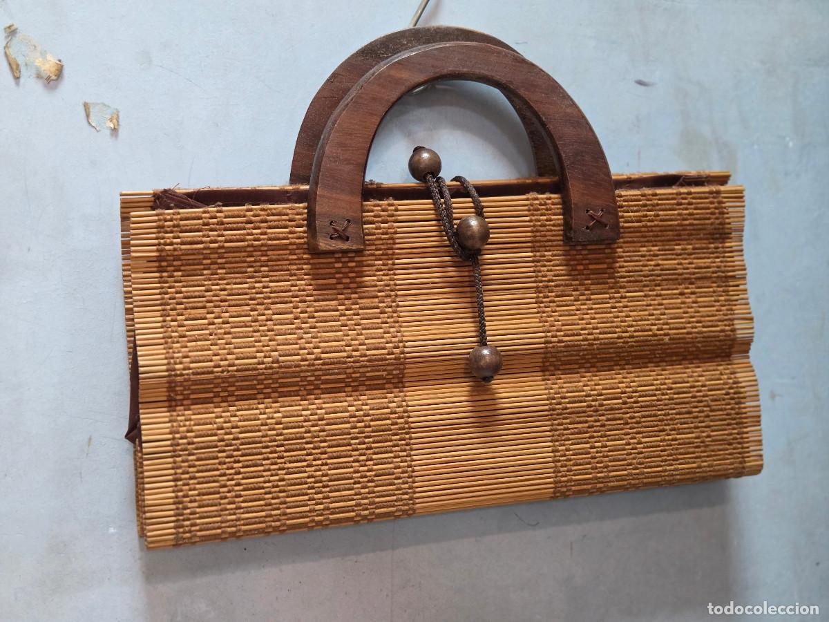 Vintage: bolso de ca&ntilde;a de bambu - Foto 2