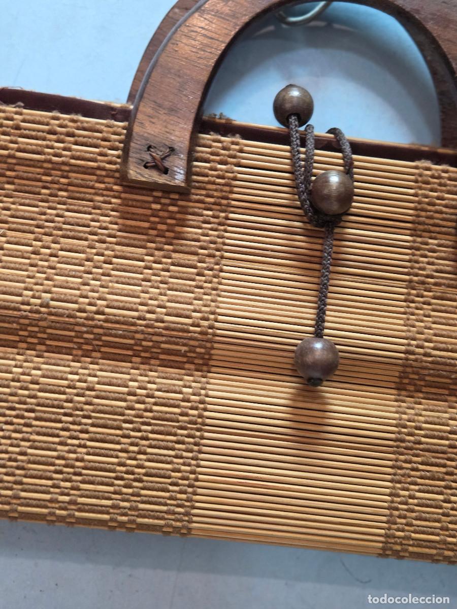 Vintage: bolso de ca&ntilde;a de bambu - Foto 3