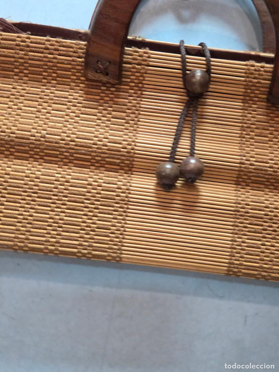 Vintage: bolso de ca&ntilde;a de bambu - Foto 4