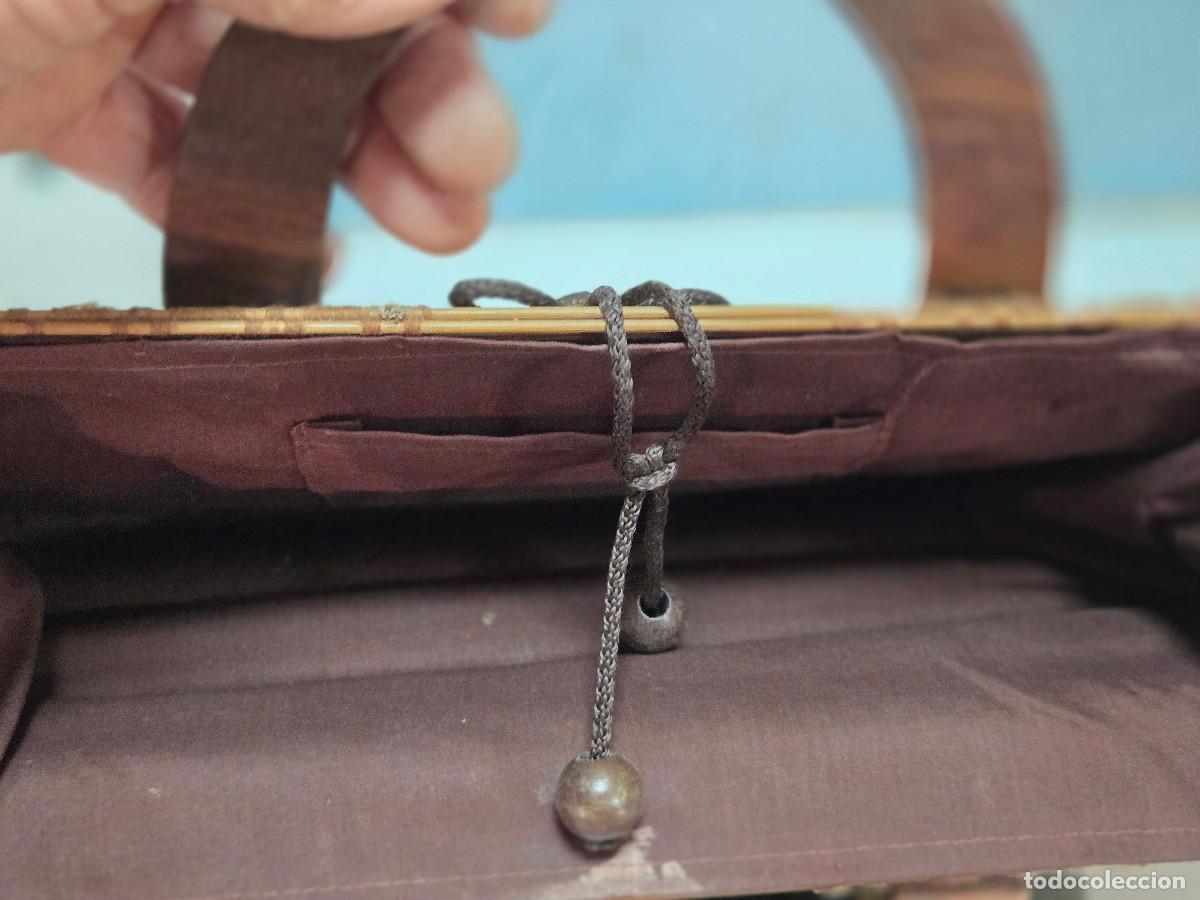 Vintage: bolso de ca&ntilde;a de bambu - Foto 5