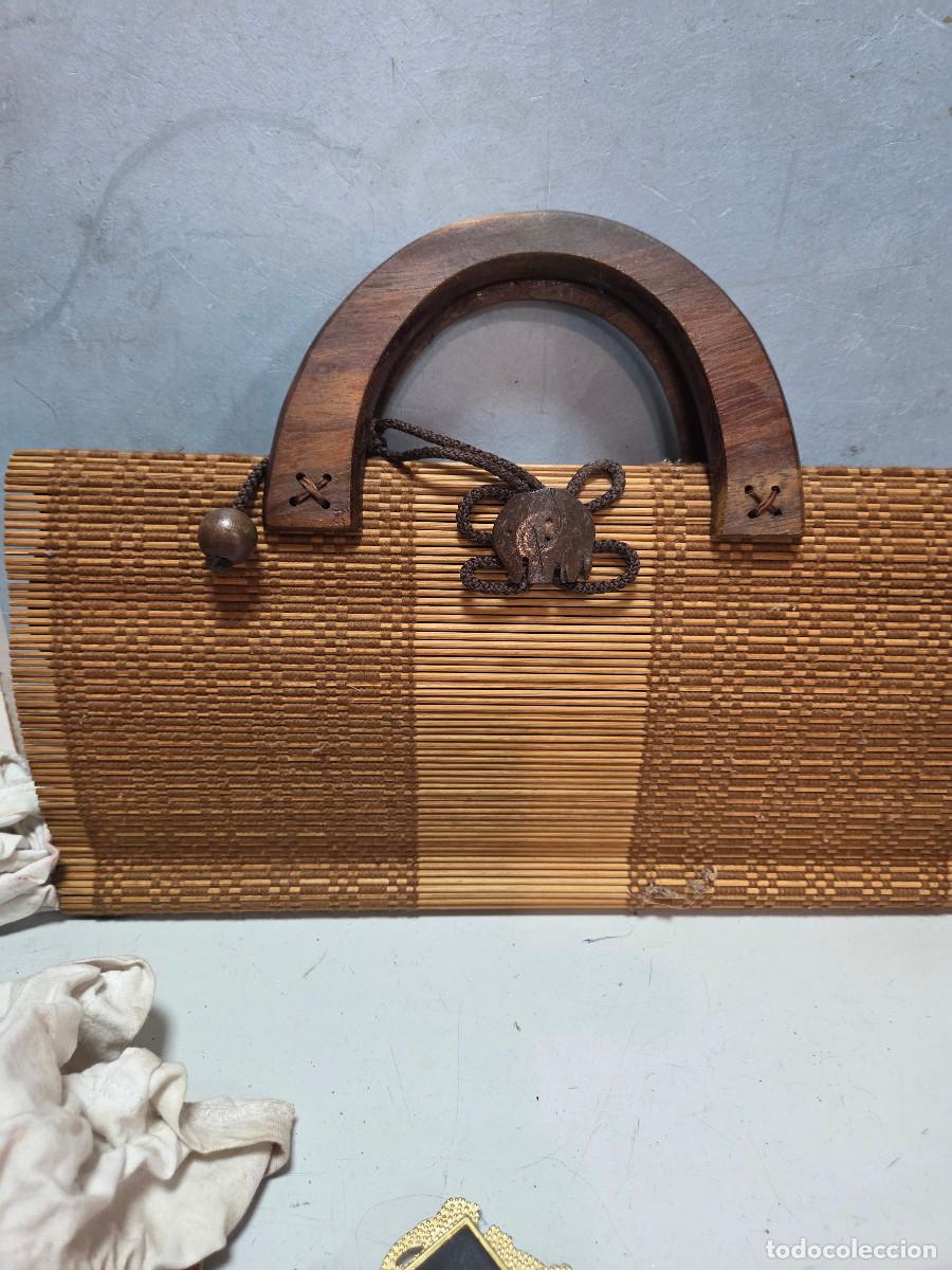 Vintage: bolso de ca&ntilde;a de bambu - Foto 6