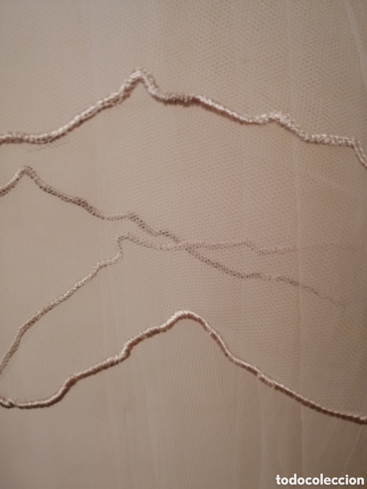 Vintage: Velo de novia beige con cord&oacute;n - Foto 5