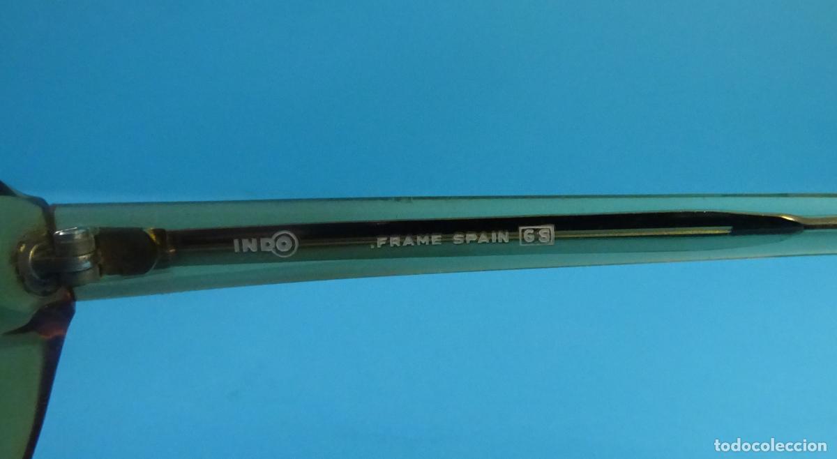 Vintage: GAFAS DE PASTA PARA EL SOL. MARCA INDO MODEL MENORCA 130 - Foto 4