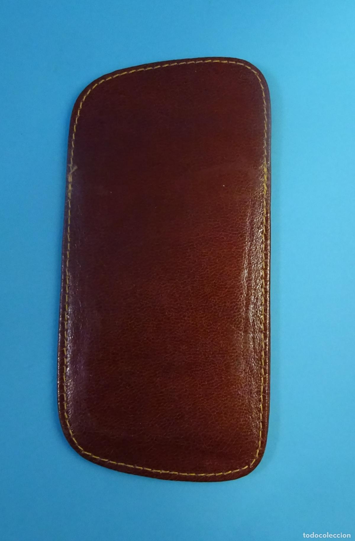 Vintage: FUNDA DE GAFAS DE PIEL &Oacute;PTICAS - Foto 2