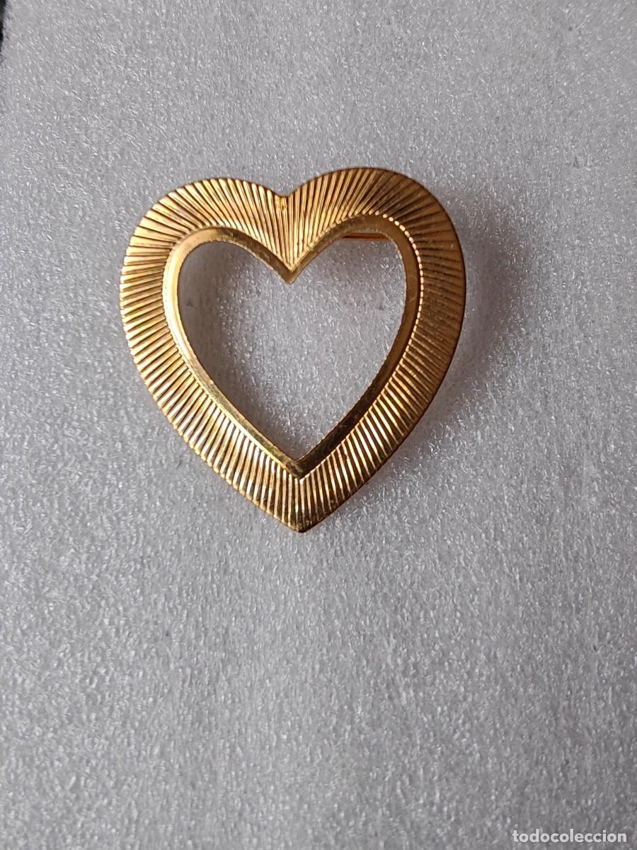 Vintage: Broche vintage coraz&oacute;n - Foto 1