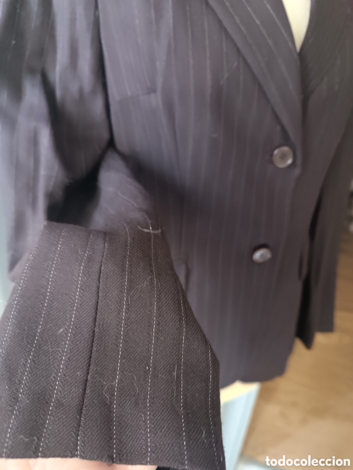 Vintage: Chaqueta tintoretto marr&oacute;n - Foto 3