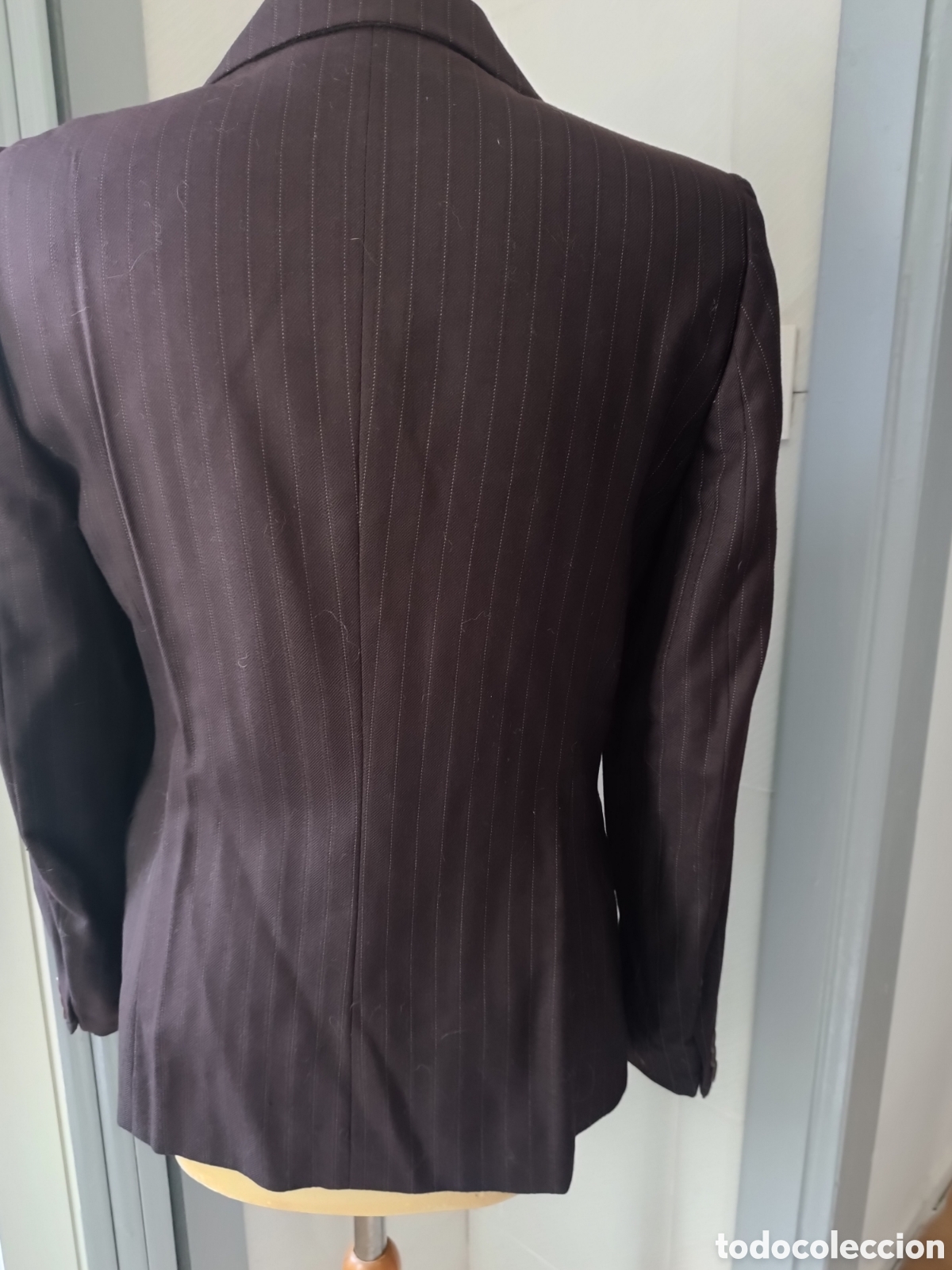 Vintage: Chaqueta tintoretto marr&oacute;n - Foto 5