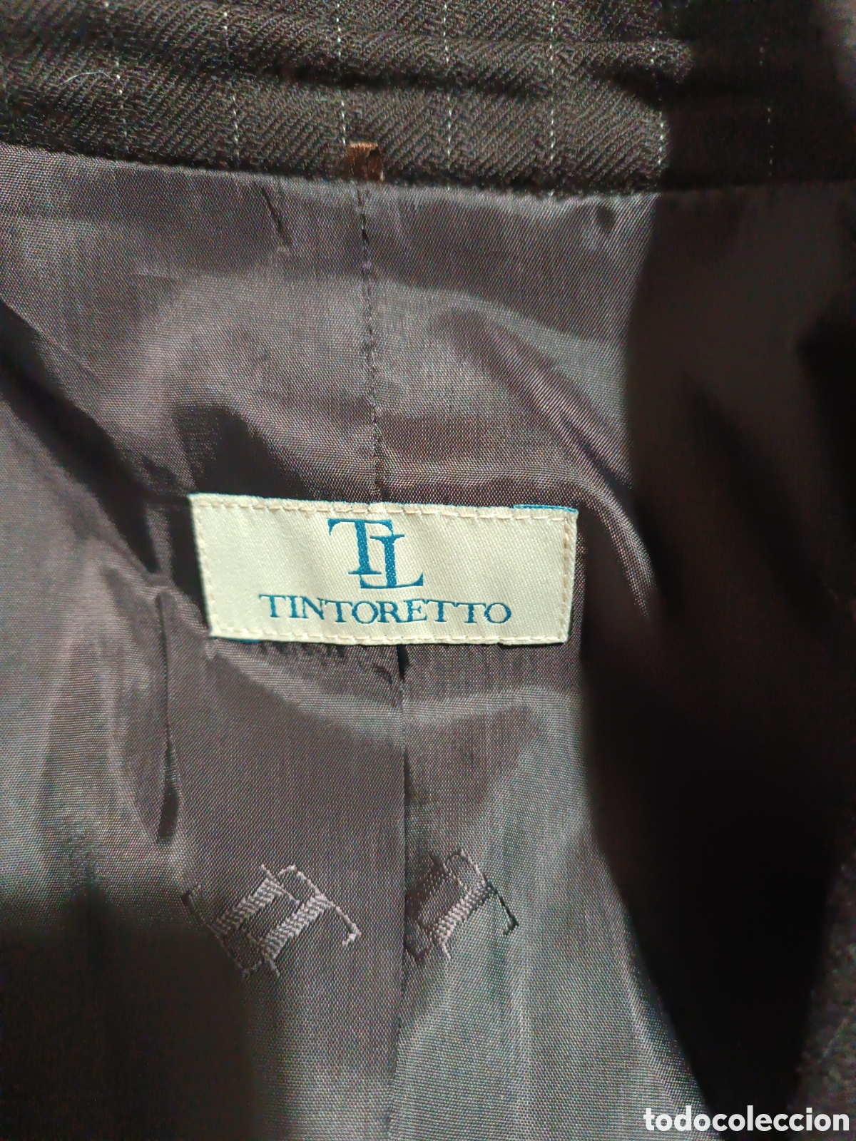 Vintage: Chaqueta tintoretto marr&oacute;n - Foto 8