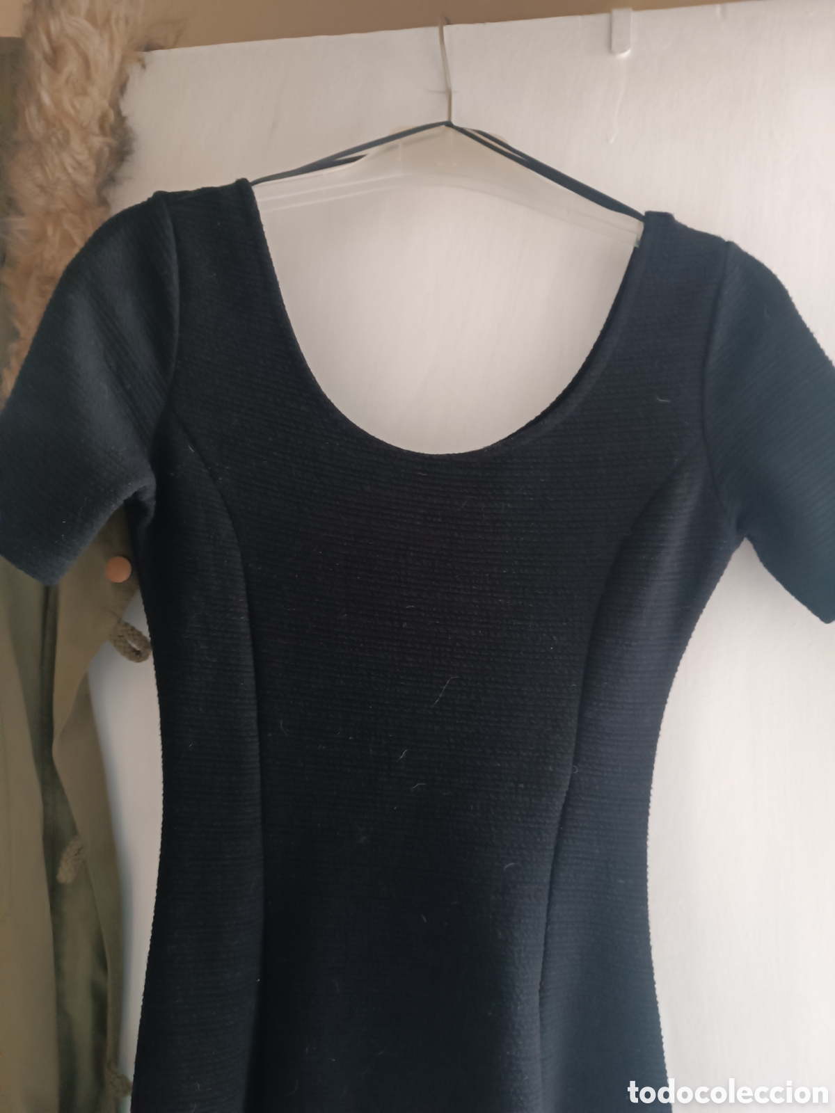 Vintage: Vestido negro licra divided - Foto 2