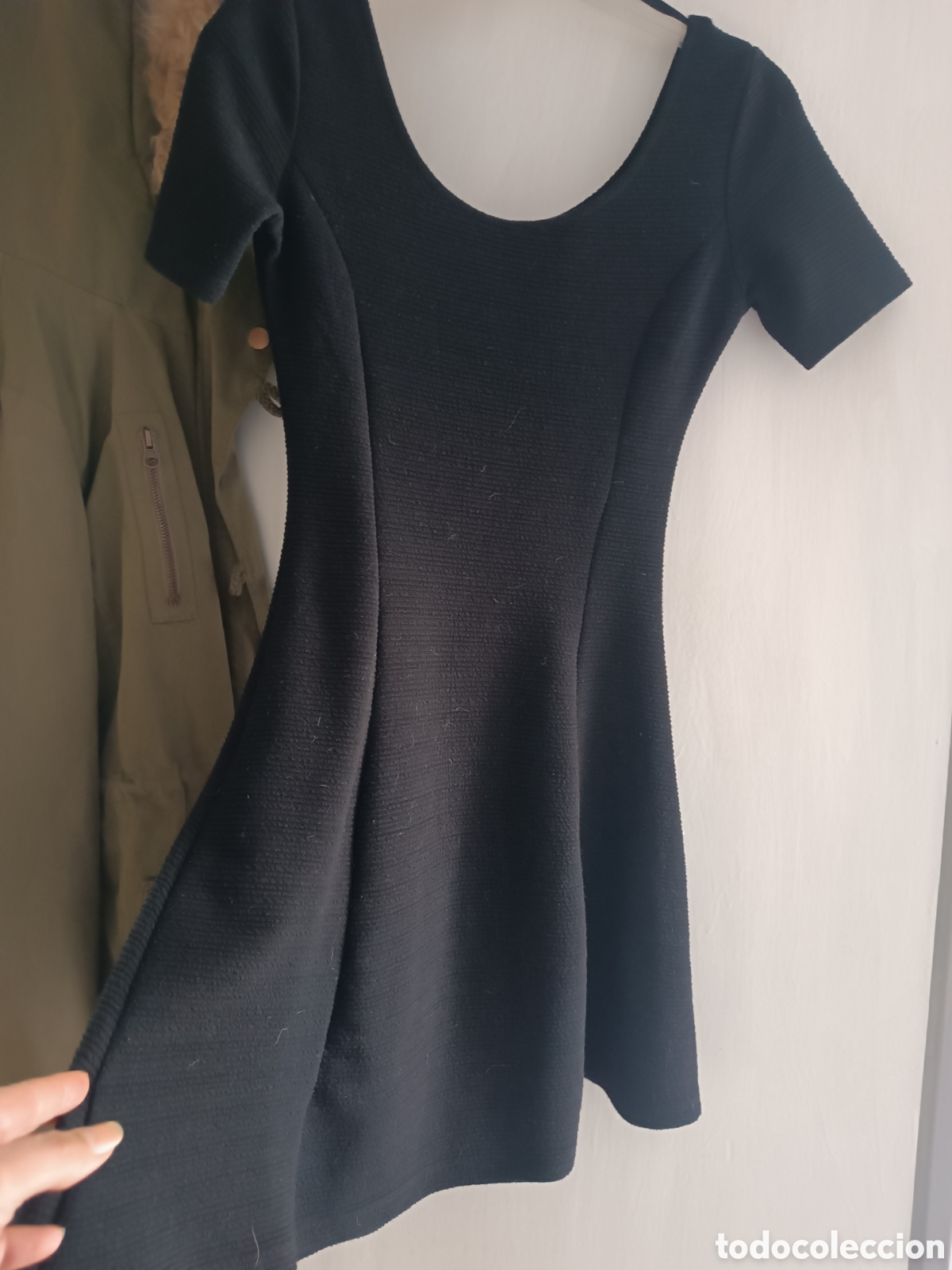 Vintage: Vestido negro licra divided - Foto 1